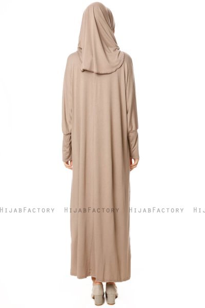 Nisa - Vestido De Oracion Taupe - Miss Halima