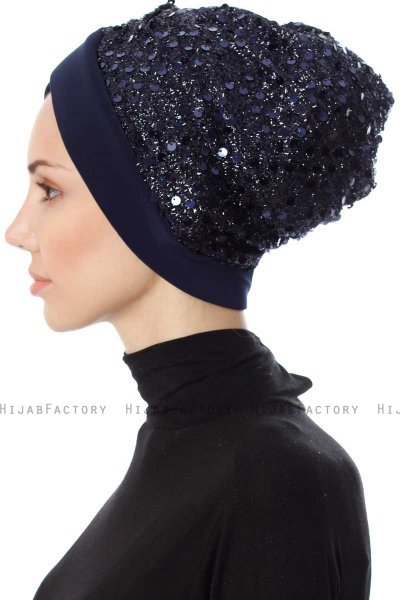 Nurten - Turbante Azul Marino
