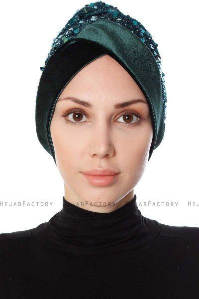 Nurten - Turbante Verde Oscuro