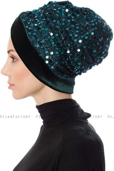 Nurten - Turbante Verde Oscuro