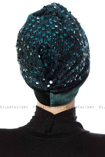 Nurten - Turbante Verde Oscuro