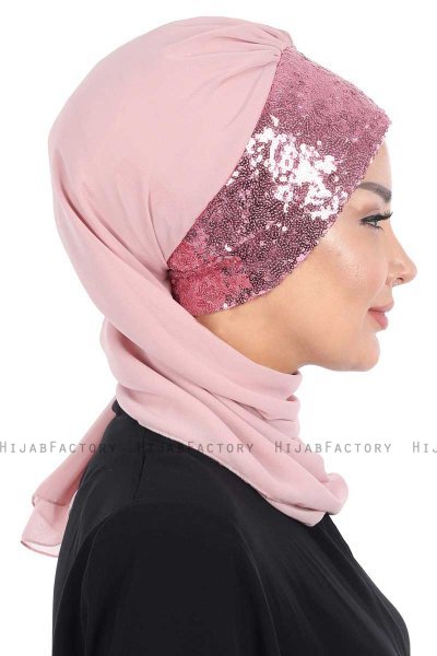 Olga - Hijab Práctico Rosa De Antaño & Rosa De Antaño
