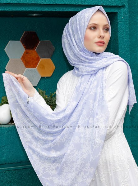 Pariza - Hijab Estampado Gris