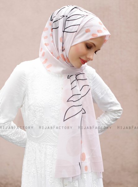 Pariza - Hijab Estampado Rosa De Antaño