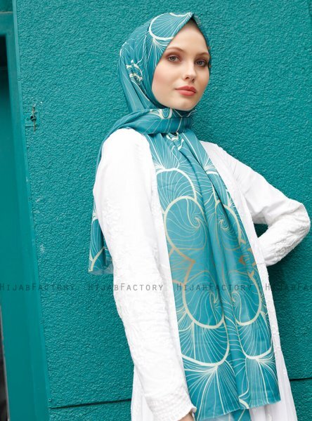 Pariza - Hijab Estampado Verde