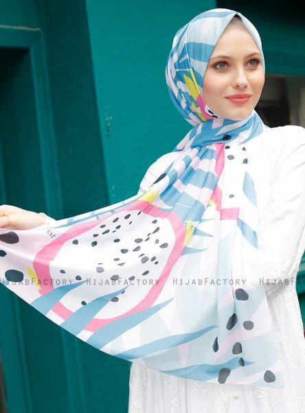 Pariza - Hijab Estampado Turquesa