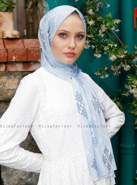 Pariza - Hijab Estampado Índigo