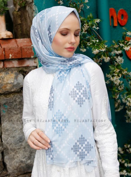 Pariza - Hijab Estampado Índigo