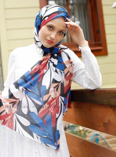 Pariza - Hijab Estampado Blanco