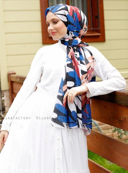 Pariza - Hijab Estampado Blanco
