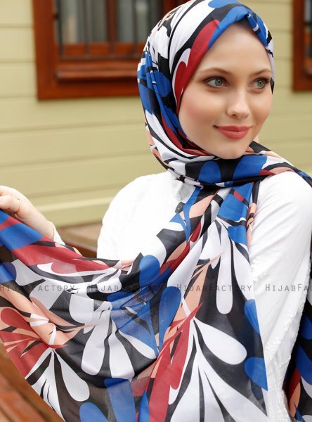 Pariza - Hijab Estampado Blanco