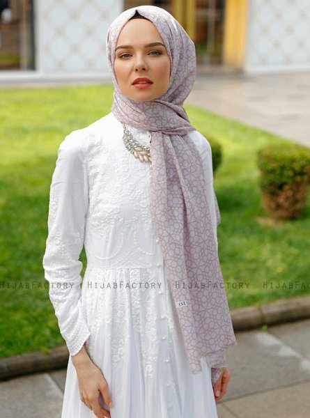 Pareesa - Hijab Estampado Taupe - Sal Evi