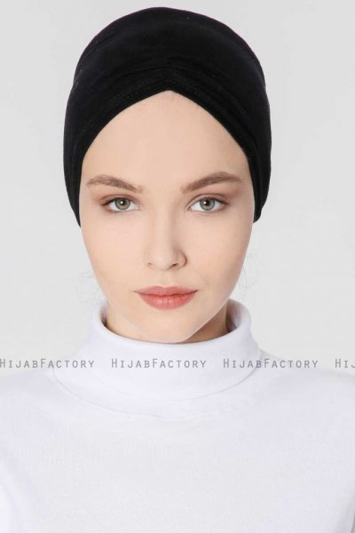 Pileli Svart Criss Cross Underslöja 200601b