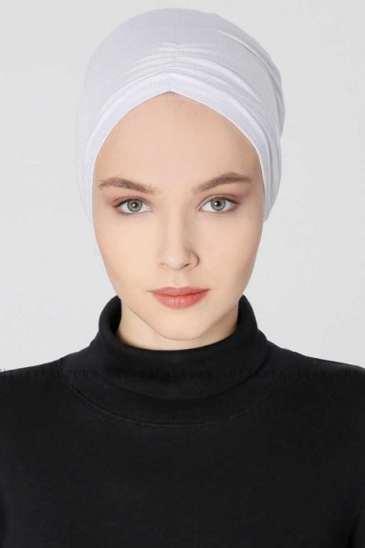 Pileli Vit Criss Cross Underslöja 200602b