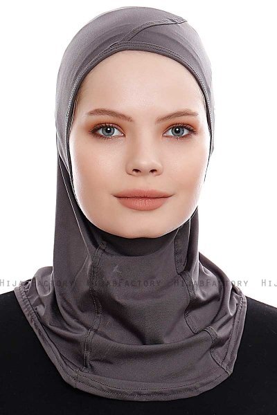 Pinar - Hijab Sport Antracita - Ecardin
