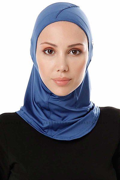 Pinar - Hijab Sport Azul - Ecardin