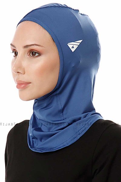 Pinar - Hijab Sport Azul - Ecardin