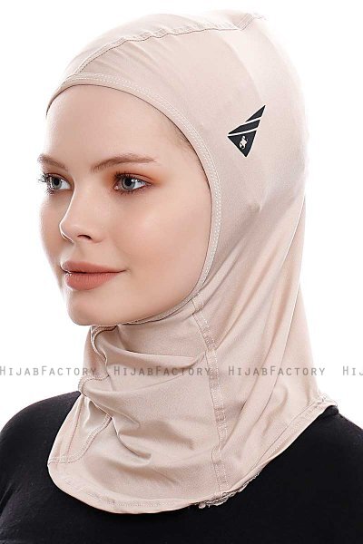 Pinar - Hijab Sport Taupe Claro - Ecardin