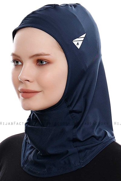 Pinar - Hijab Sport Azul Marino - Ecardin