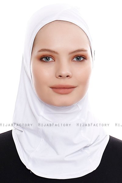 Pinar - Hijab Sport Blanco - Ecardin