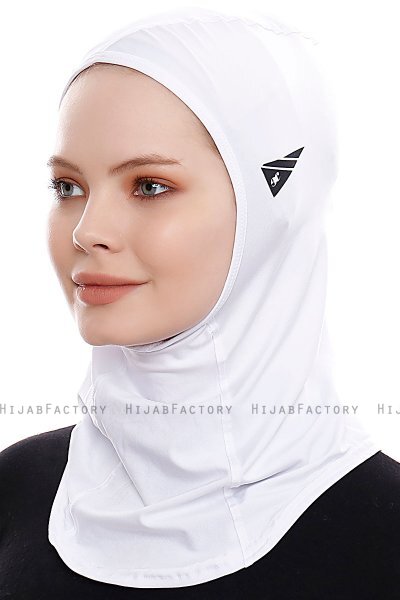 Pinar - Hijab Sport Blanco - Ecardin