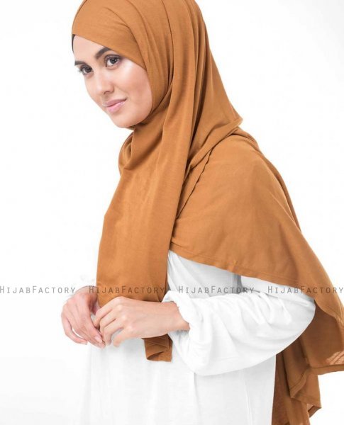 Pumpkin Spice Rost Viskos Jersey Hijab InEssence 5VA63b
