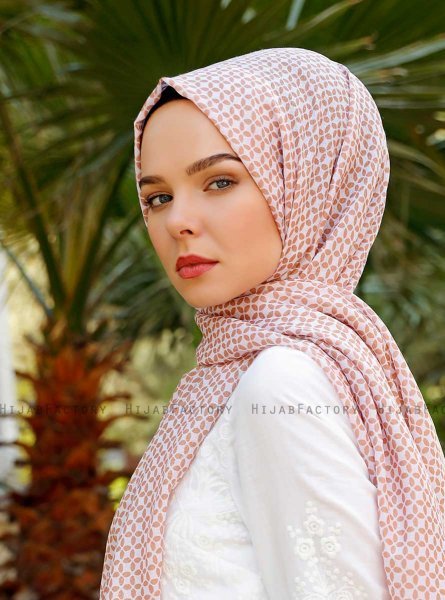Romina - Hijab Estampado Marrón - Sal Evi