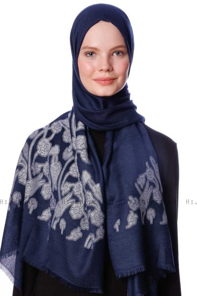 Roshan - Hijab Azul Marino - Özsoy