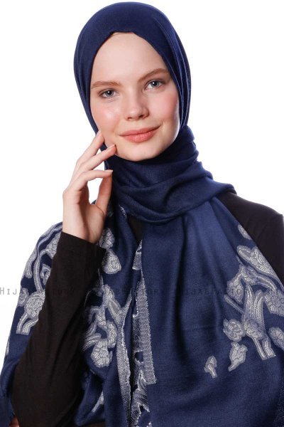 Roshan - Hijab Azul Marino - Özsoy