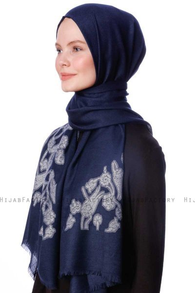Roshan - Hijab Azul Marino - Özsoy
