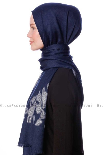 Roshan - Hijab Azul Marino - Özsoy