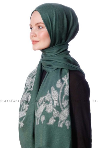Roshan - Hijab Verde Oscuro - Özsoy