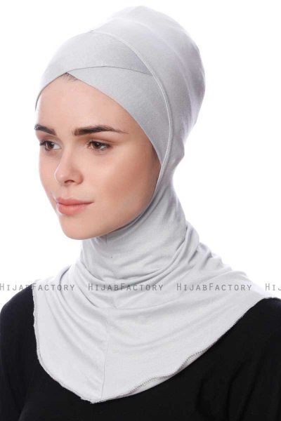 Safiye - Pañuelo Ninja Gris Claro - Ecardin