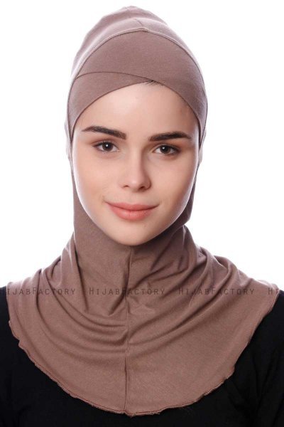 Safiye - Pañuelo Ninja Taupe Oscuro - Ecardin