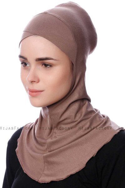 Safiye - Pañuelo Ninja Taupe Oscuro - Ecardin