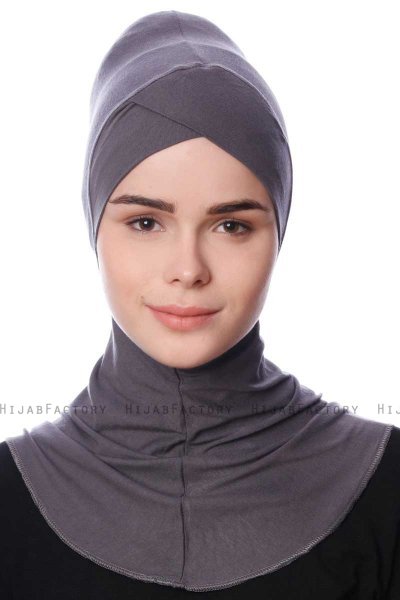 Safiye - Pañuelo Ninja Gris Oscuro - Ecardin