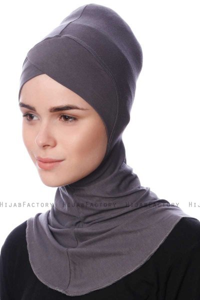 Safiye - Pañuelo Ninja Gris Oscuro - Ecardin