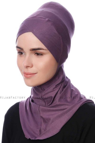 Safiye - Pañuelo Ninja Morado Oscuro - Ecardin