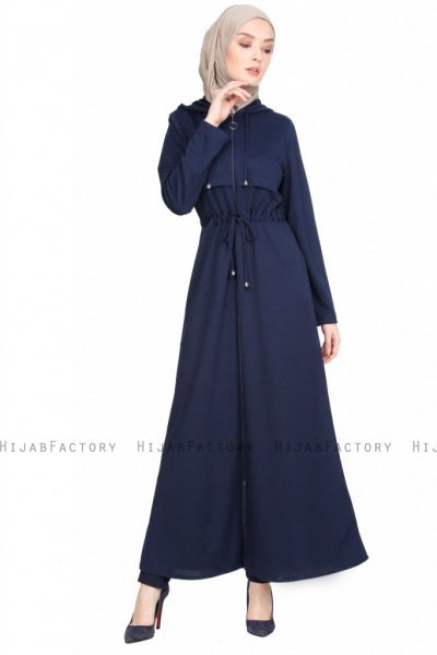 Saira Marinblå Abaya Miss Halima 280366b
