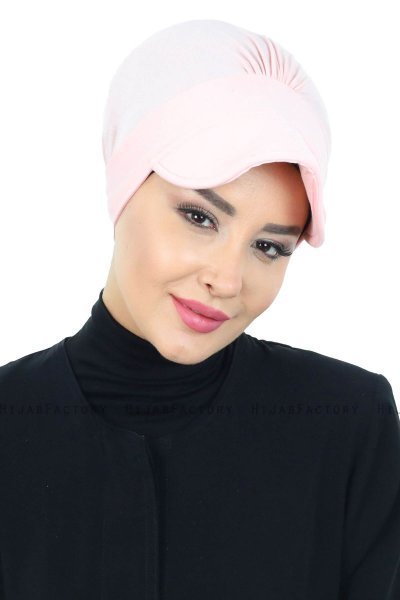 Sandra - Turbante De Algodón Rosa De Antaño - Ayse Turban