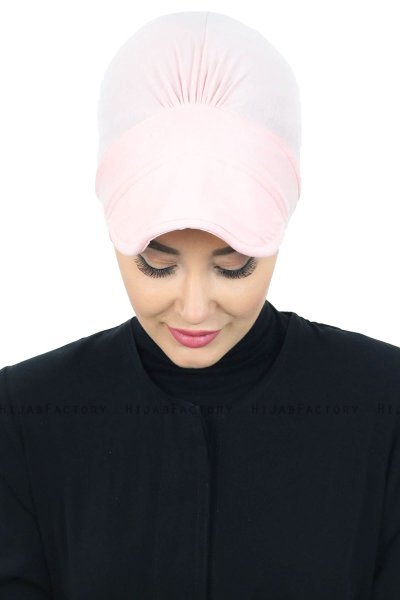 Sandra - Turbante De Algodón Rosa De Antaño - Ayse Turban