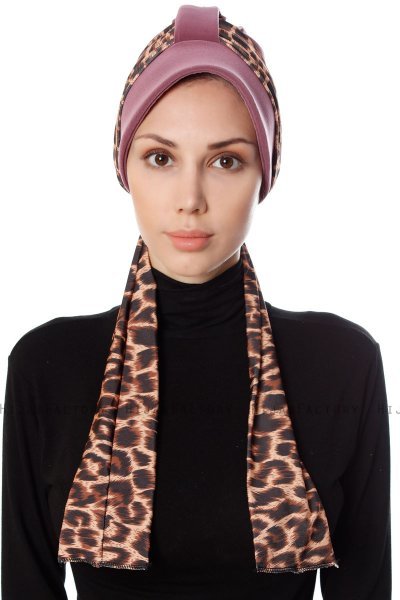 Sanem - Turbante Rosa Oscuro