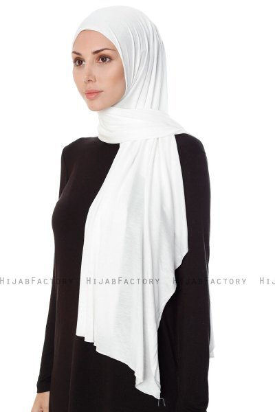 Seda - Hijab Jersey Crema - Ecardin