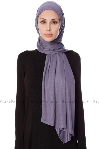 Seda - Hijab Jersey Púrpura - Ecardin