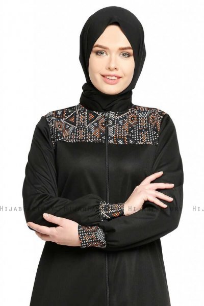 Selda - Abaya Negro - Miss Cazibe