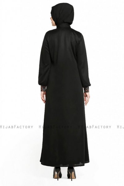 Selda - Abaya Negro - Miss Cazibe