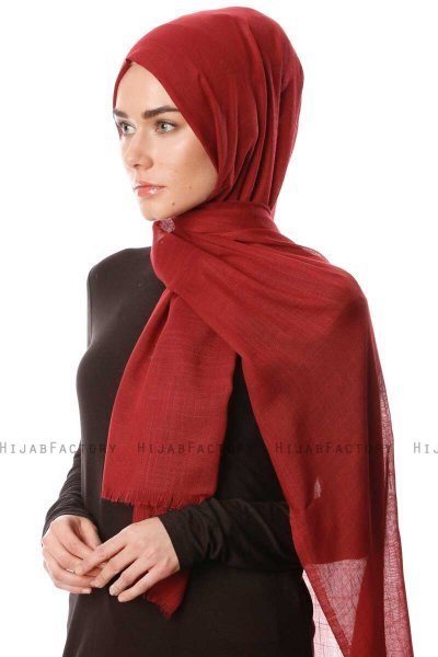 Selma - Hijab Burdeos Oscuro - Gülsoy