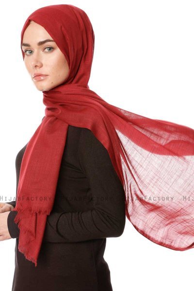 Selma - Hijab Burdeos Oscuro - Gülsoy