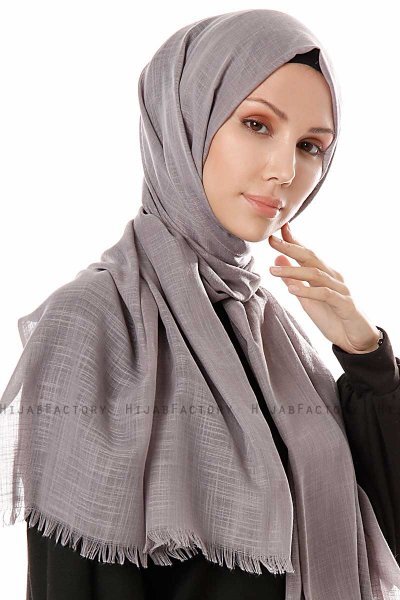 Selma - Hijab Gris Oscuro - Gülsoy