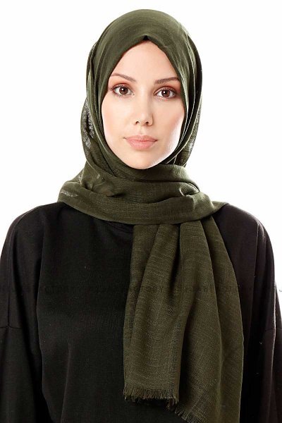 Selma - Hijab Verde Oscuro - Gülsoy